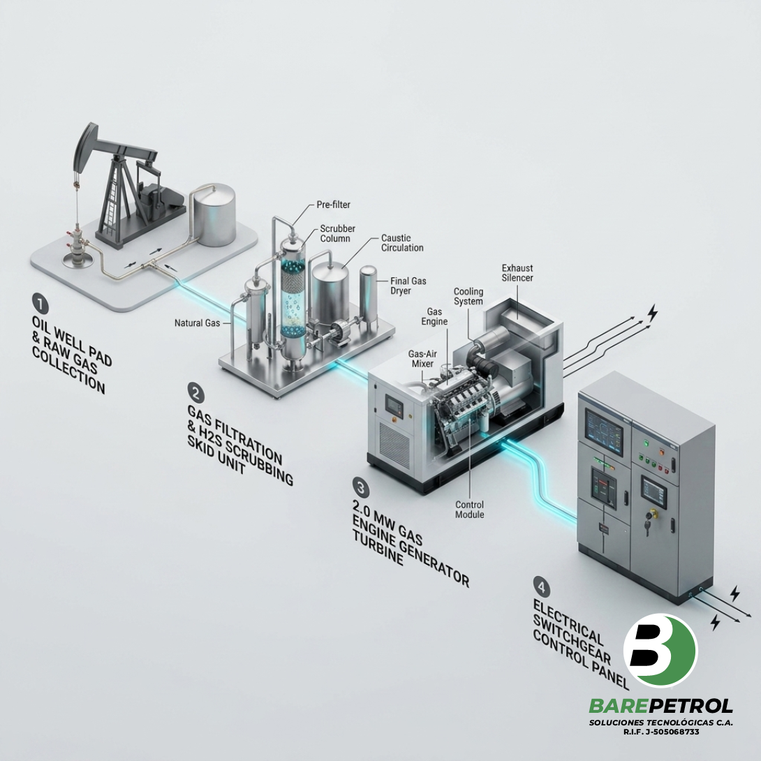 Autonomous Power Generation System Process Flow Chart - BAREPETROL