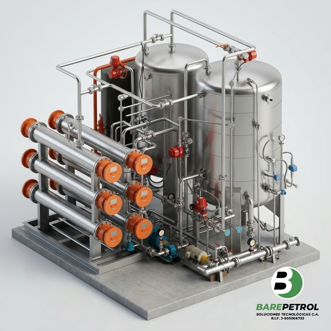 Skid-Mounted Intelligent Thermal Stimulation (ITS) System for Heavy Crude - BAREPETROL